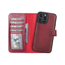 Apple Uyumlu iPhone 14 Pro Max Deri Cüzdanlı Kılıf Mwwn V4ef