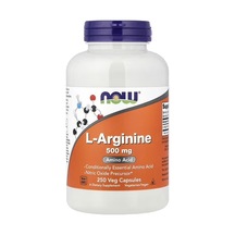 L-arginine, 500 Mg, 250 Veggie Capsules Conditionally Eaa & Nitric Oxide Precursor 250 Capsules