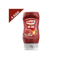 Tamek Acı Sos 240 G X 4 Adet - Pratik Ve Lezzetli Acı Sos Seti