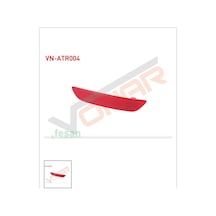 Renault Clio Iv 2012 Sol Reflektör Arka Tampon Vn-atr004