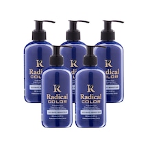 Radical Color New 25/midnightblue Amonyaksız Su Bazlı Saç Boyası 250 Ml 5 Adet Gece Mavisi