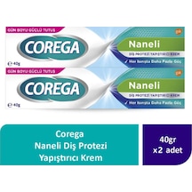 Naneli Diş Protezi Yapıştırıcı Krem 40g 2 Adet