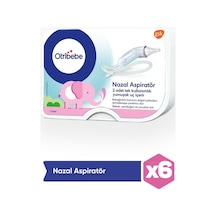 Otribebe Yumuşak Uçlu Nazal Aspiratör 6 Adet