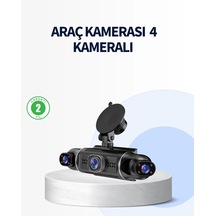 4 Kameralı Araç İçi Kamera 1080p Gps Takip Wifi Gece Görüşlü Krgltgskewa4295d4ec