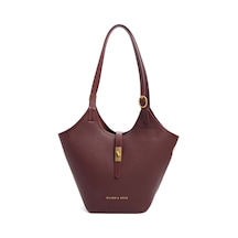 Silver Polo 1246 Kadın Omuz Çantası Mini Rolax Bordo-bordo