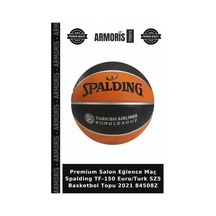 Premium Salon Eğlence Maç Spalding Tf-150 Euro/turk Sz5 Basketbol Topu 2021 84508z Çok Renkli