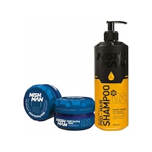 01 Saç Şekillendirici Ultra Sert Parlak Wax 150 Ml X 3 Adet/ + 400 Ml Tuzsuz Şampuan Hediye