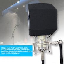 Lemestar Mikrofon Gürültü Engelleyici Koruması - 45-60mm Çaplı, Akustik Tasarım, Sessiz Kayıt İçin Sprey Örtüsü