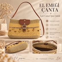 Kadın Omuz Çantası Camel