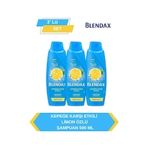 Blendax Limon Özlü Kepeğe Karşı Etkili Şampuan 3 x 500 ML