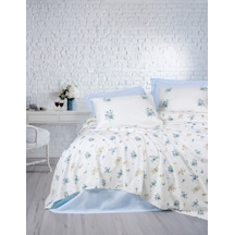 Cotton Box Sweet Tek Kişilik Pike Takımı Bellus Mavi