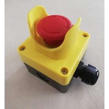 Kutulu Kablo Rekorlu Plastik Muhafazalı Acil Stop Butonu