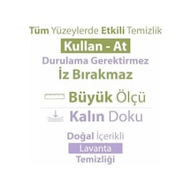 Doğadan Pratik Temizlik Baby Turco Doğadan Yer Temizlik Havlusu Lavanta 50 Adet 1000'li Set