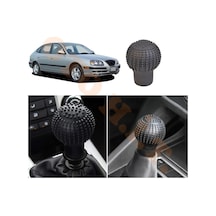 Hyundai Elantra 2002-2006 Manuel Uyumlu Vites Kılıfı Masajlı Mat Siyah