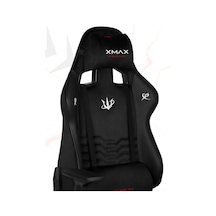 Rio Kısmi Derili Terletmez Kadife Kumaş Siyah Gaming Oyuncu Koltuğu-1 Siyah