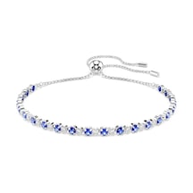 5725854 Swarovski Bilezik Matrıx:bracelet Blu/rhs M Metalik