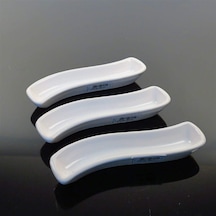 Beyaz Ivory Zeytinlik 3 Adet 18 Cm Çok Renkli
