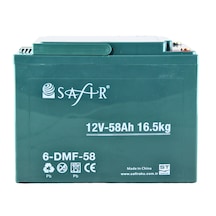 Safir Jel Akü 12 V - 58+ Ah 16.5kg 60 - 80 Ah Uyumlu