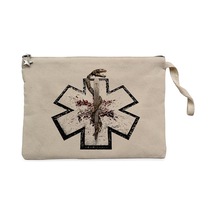 Carcass Despicable Krem Clutch Astarlı Cüzdan / El Çantası Krem
