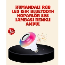 Hubrendy  Bluetooth Bağlantılı Rgb Led Ampul Şık Ve Fonksiyonel