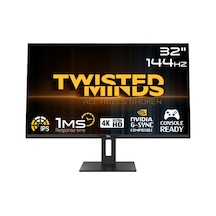 Twisted Minds 32 TM32DUI 4K 144 Hz 1 MS Ps/Xbox Gaming Monitör