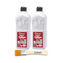 Beyaz Tutkal 250 Gr 2 Adet Ve Fırça Brons Beyaz Mobilya Yapıştırıcısı Tutkalı 250 Gr Ahşap Tutkalı Su Bazlı Çok Amaçlı