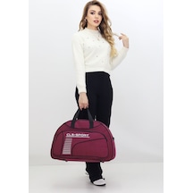 Probag Bordo Spor Ve Seyahat Ayakkabı Bölmeli, Su Geçirmez, Omuz Askılı Sprocu Çantası Antrasit - Bordo