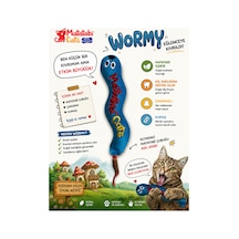 Wormy Sesli Ve Doğal Matatabili Peluş Kedi Oyuncağı 17 Cm Kedi Otu/nanesi Içermez