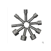 9 Parça Manyetik Somun Adaptör Seti, Elektrikli Matkap İçin Lokma Ucu, 5 Mm-13 Mm Arası Metal Ve Ahşap İşleri, Otomotiv Bakımı