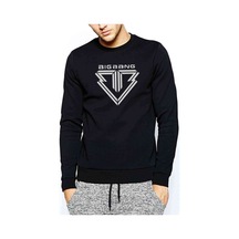 Big Bang Logo Baskılı Siyah Erkek Örme Sweatshirt