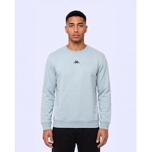 Kappa Carlo Erkek Mavi Regular Sweatshirt