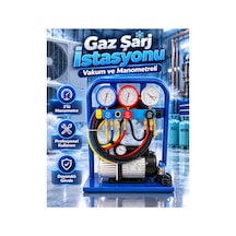 Thermotrick Vp-215 1/4 Hp 220v Gaz Şarj İstasyonu Lacivert