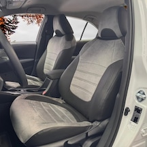 Toyota Corolla Uyumlu Araca Özel Oto Koltuk Kılıfı 158560 Siyah-füme