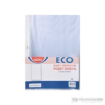 Noki Eco A4 Beyaz Kenarlı Delikli Poşet Dosya Ekoomik Gömlek Föy N11.134