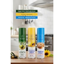 Premium Sprey Yağ Serisi, Zeytinyağı, Ayçiçek Yağı Ve Hamur İşleri İçin Bitkisel Yağ, 250 Ml Sprey Şişelerde