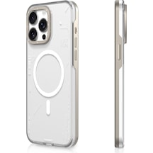 İphone 16 Pro Max Uyumlu Kılıf Magsafe Şarj Özellikli Çıkarılabilir Arka Yüzeyli Youngkit Mecha Gold
