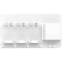 Yunboo Duvar Takılı Elektrikli Fırça Tutucu, Delme Yok Banyo Organizer, Aile İçin Sağlam Tasarım, Kolay Kurulum Beyaz Diğer