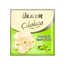 Ülker Antep Fıstıklı Beyaz Kare Çikolata 65 G - 7 Adet Tarı