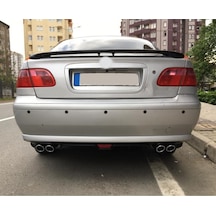Oto H.i.t. Fiat Albea Uyumlu Body Kit Difüzör 4 Çıkış Siyah Yuvarlak