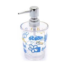 Buççin Online Mağaza Sıvı Sabunluk Deniz Desen Akrilik 8x8x16cm 350ml Cam Mavi Çok Renkli