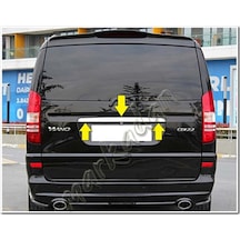 Db Chrome Mercedes Viano Krom Bagaj Çıtası 2004-2014 P.Çelik