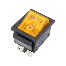 Kcd4 Tekli Soba Anahtarı Geniş Işıklı 4 Bacaklı Sarı Renk Ic104 1 Adet
