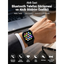 Dokunmatik Ekran, Bluetooth Görüşme, Akıllı Bildirim Ve Günlük Aktivite Takibi - Lisinya