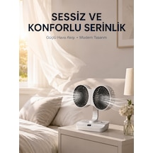 Çift Yöne Hava Üfleyen Masa Ve Duvar Tipi Vantilatör - Lisinya