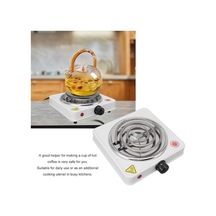 Gq Elektrikli Soba, 1000 W Taşınabilir Tek Brülör Tezgah Sıcak Altın - Gümüş