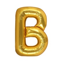 Beysüs Harf Folyo Balon Gold B Harf 40 İnç