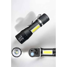 El Feneri Led Usb Şarjlı Zoom Mini Led Işık Acil Depomıx - 57 Durum Feneri Çok Renkli