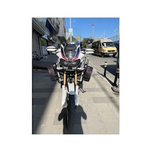 Zeus Motor 2018-19 Honda Africa Twin Adventure Ön Cam Şeffaf 58cm Motosiklet Camı Çok Renkli
