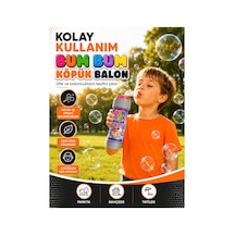 Bum Bum Köpük Balon Oyuncağı 36'lı Set Çocuklar İçin Sabun Baloncuk Oyuncağı