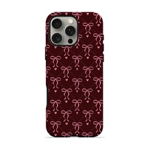 Valestra Magline - Burgundy Bow Grid